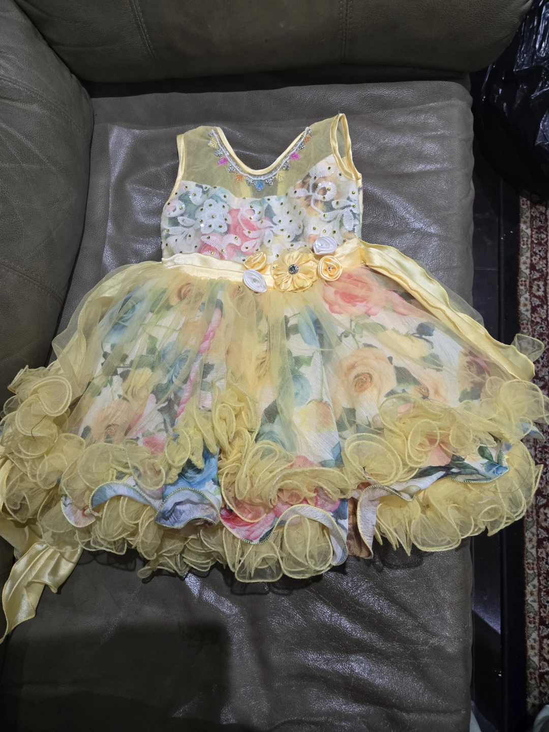 Girls Floral Party Dress - photo 2