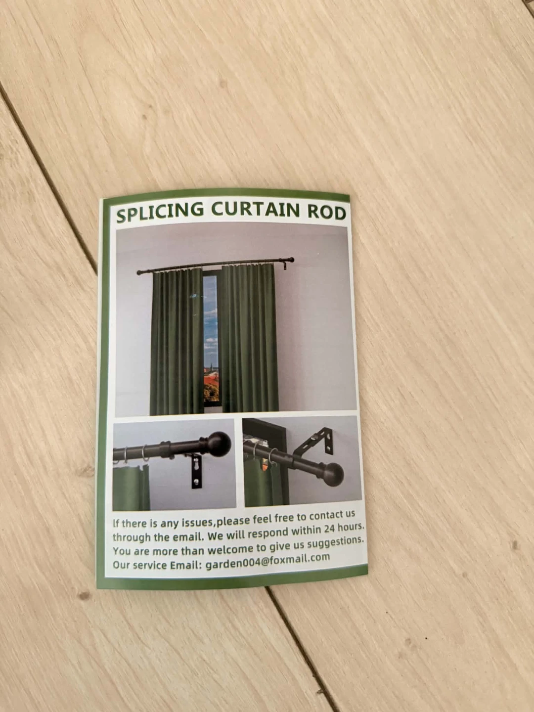 2 pack White Metal Curtain Rod - photo 4
