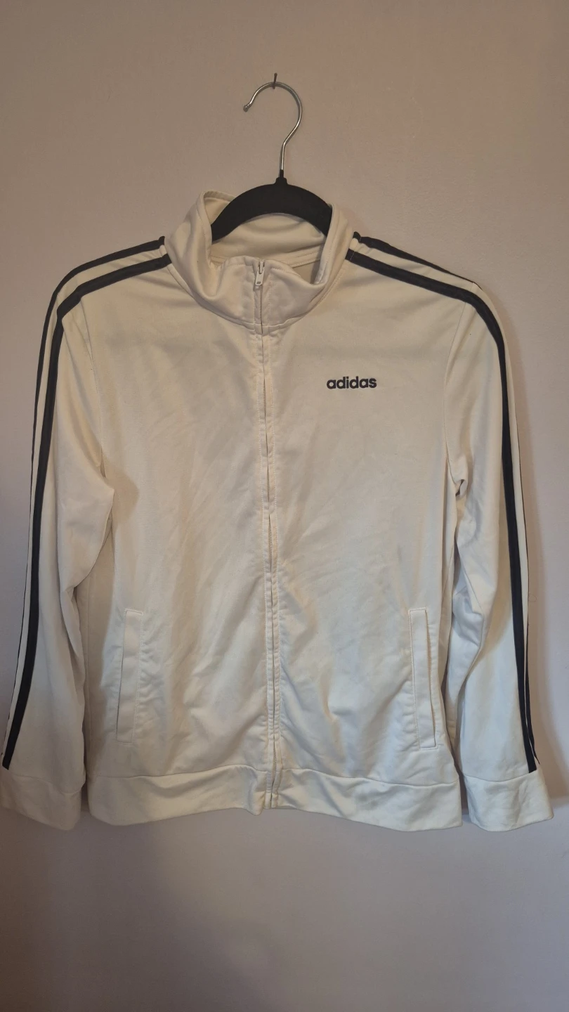 Adidas Track Jacket White L