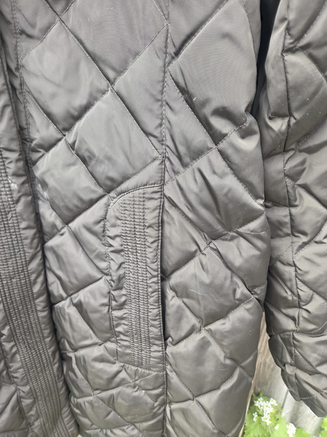 Quilted Hooded Jacket - Olive Green - photo 4