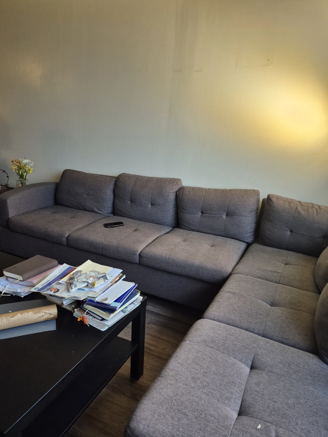 Grey Sectional Sofa - photo 2