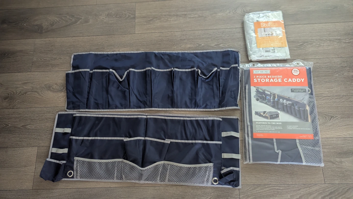 Room Organization Bundle! (2 Bedside Caddies + Door Organizer)