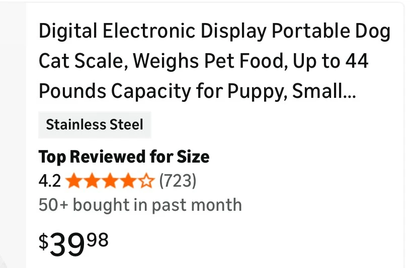 Digital Pet Scale - Max 44 lbs - photo 3