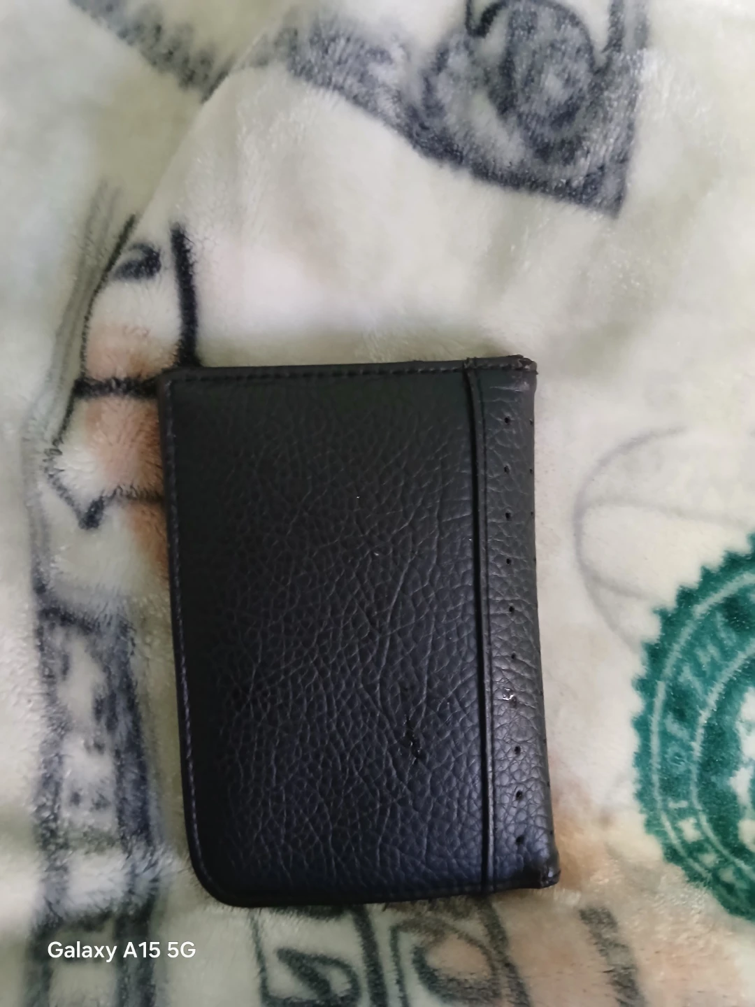 Black Leather Bifold Wallet - photo 3