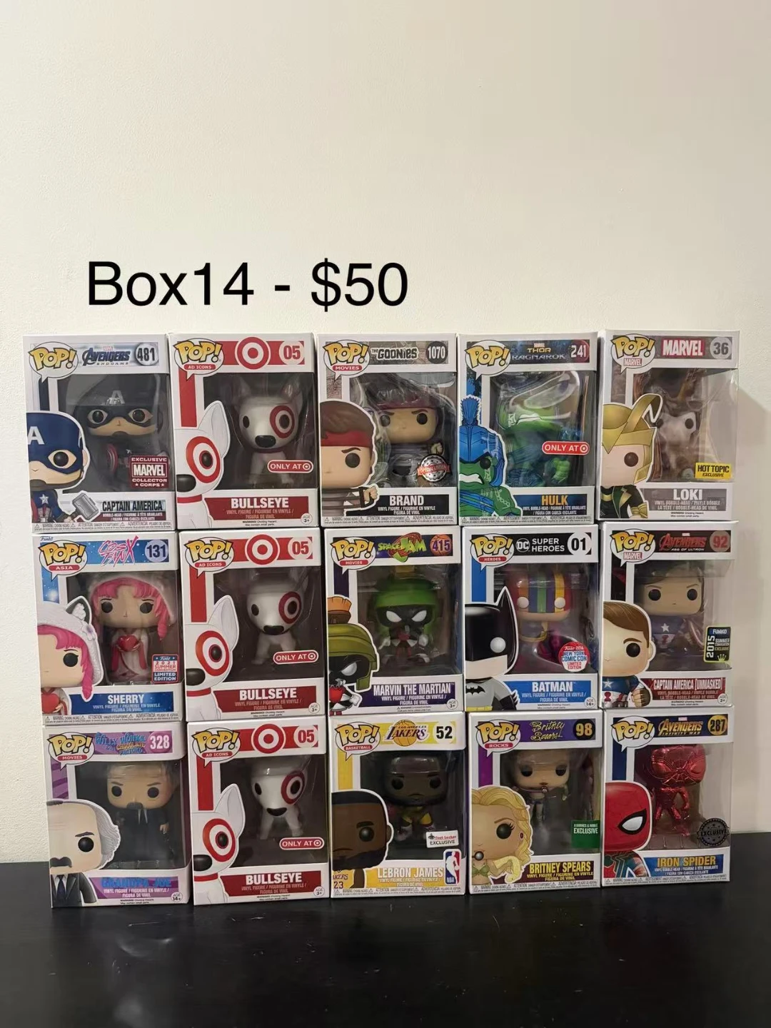 Assorted Funko Pop Vinyl Figures Collection