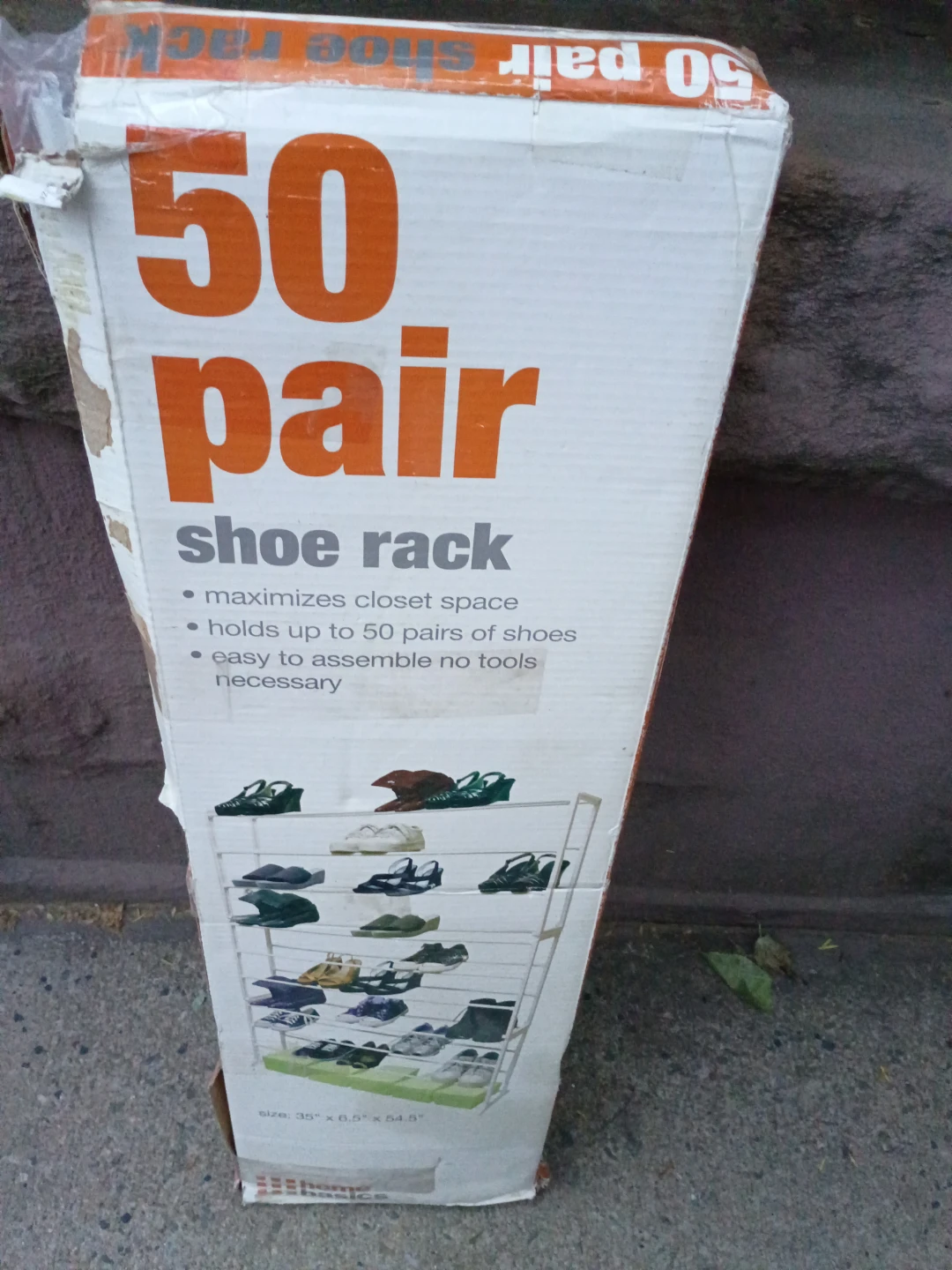 Home Basics 50 Pair Shoe Rack - photo 2