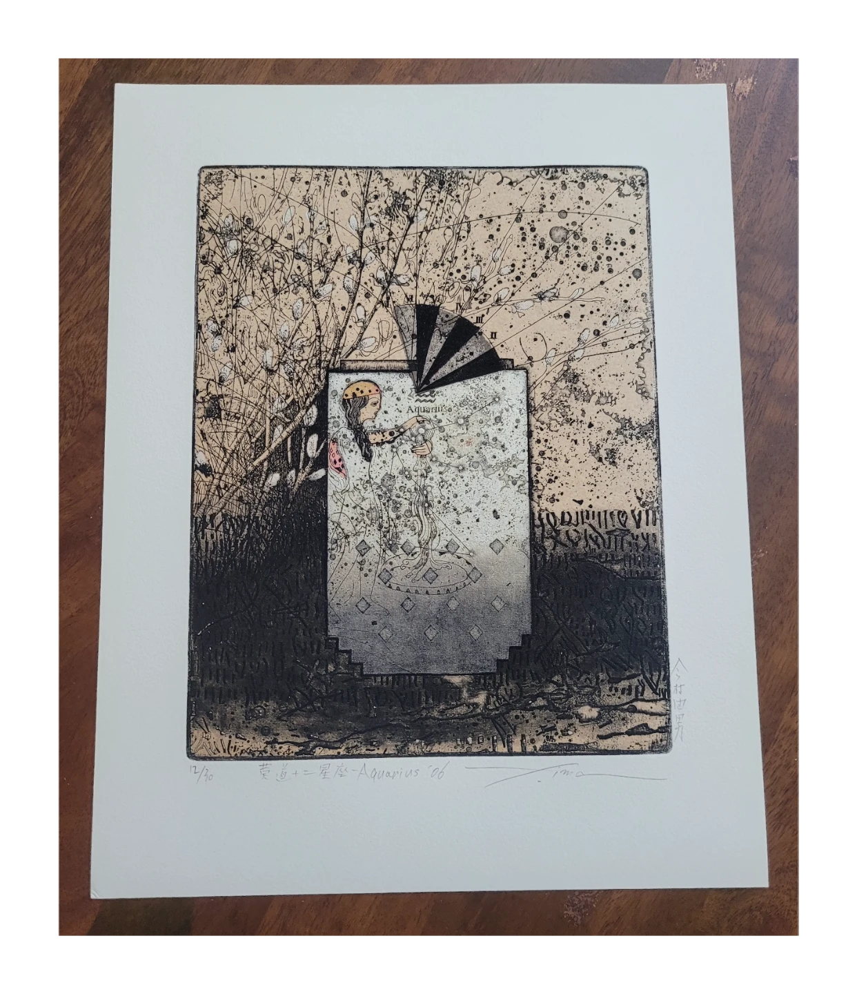 Limited Edition Japanese Print – Imamura Yoshio