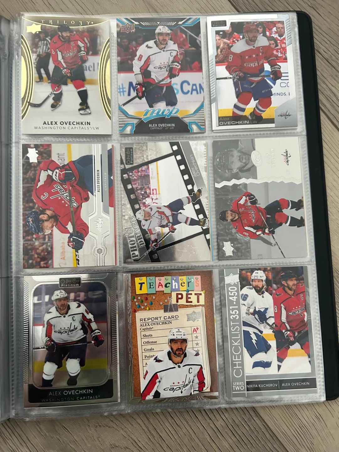 Alexander Ovechkin hockey card collection in binder - photo 3