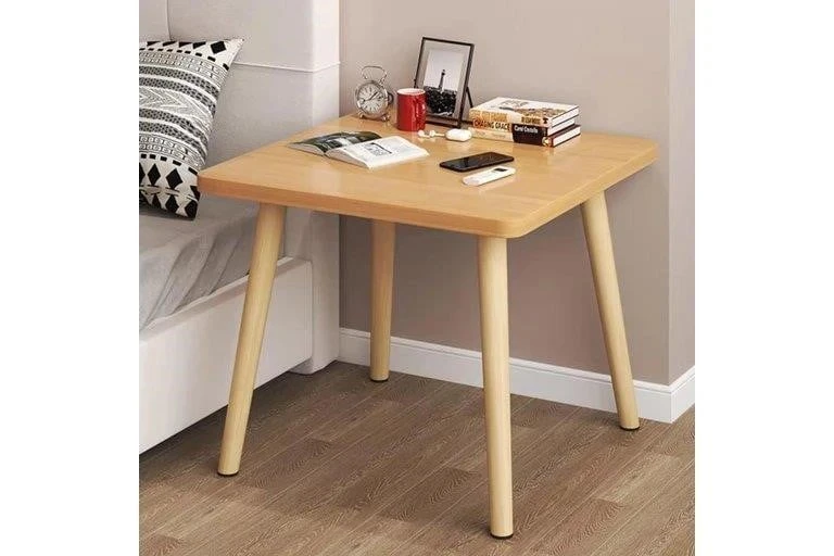 Wooden Side Table with 4 Legs