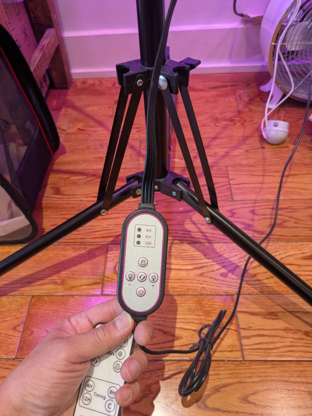 Adjustable Grow Light Stand with Remote - photo 2