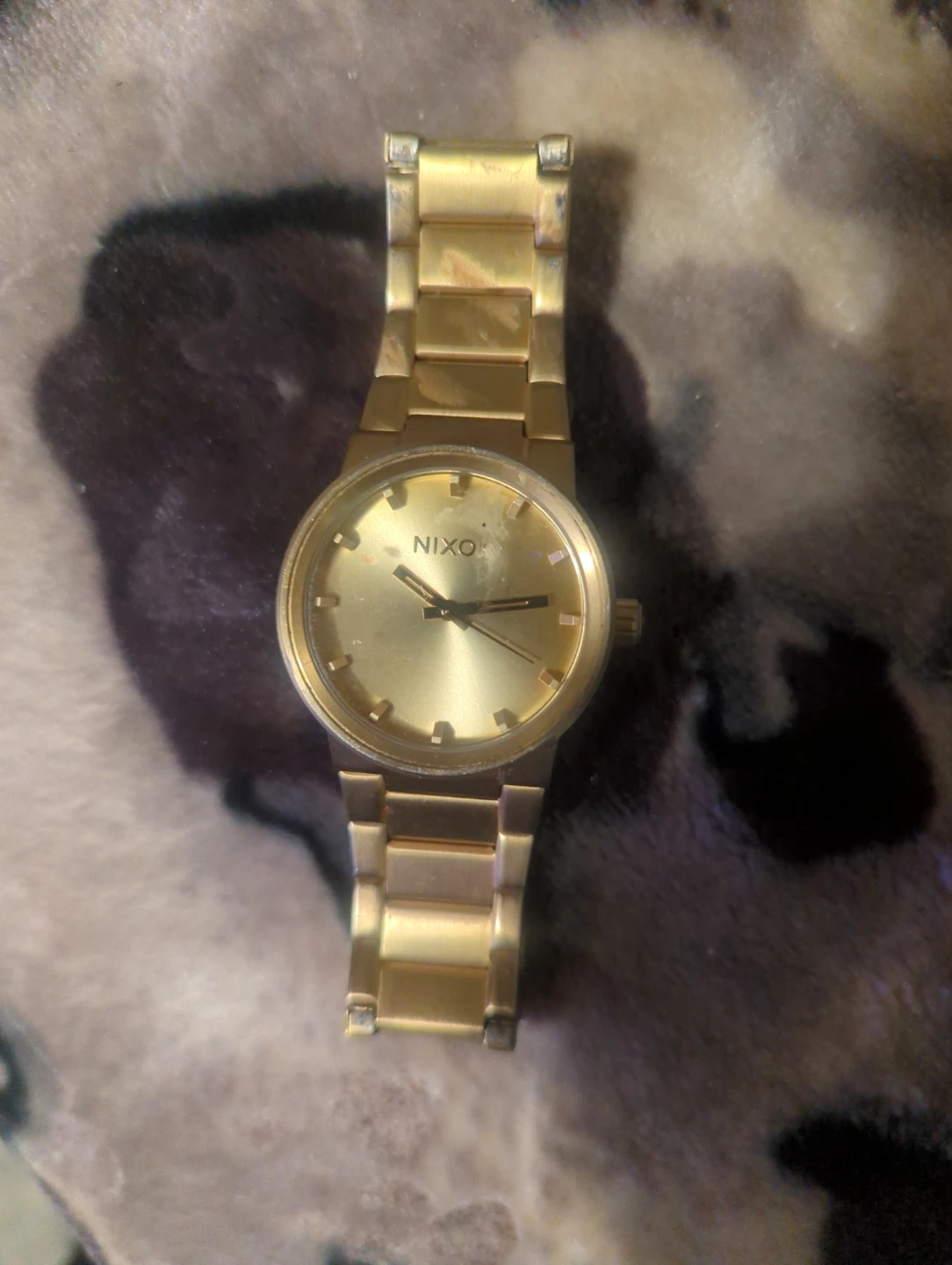 NIXON Gold Stainless Steel Watch