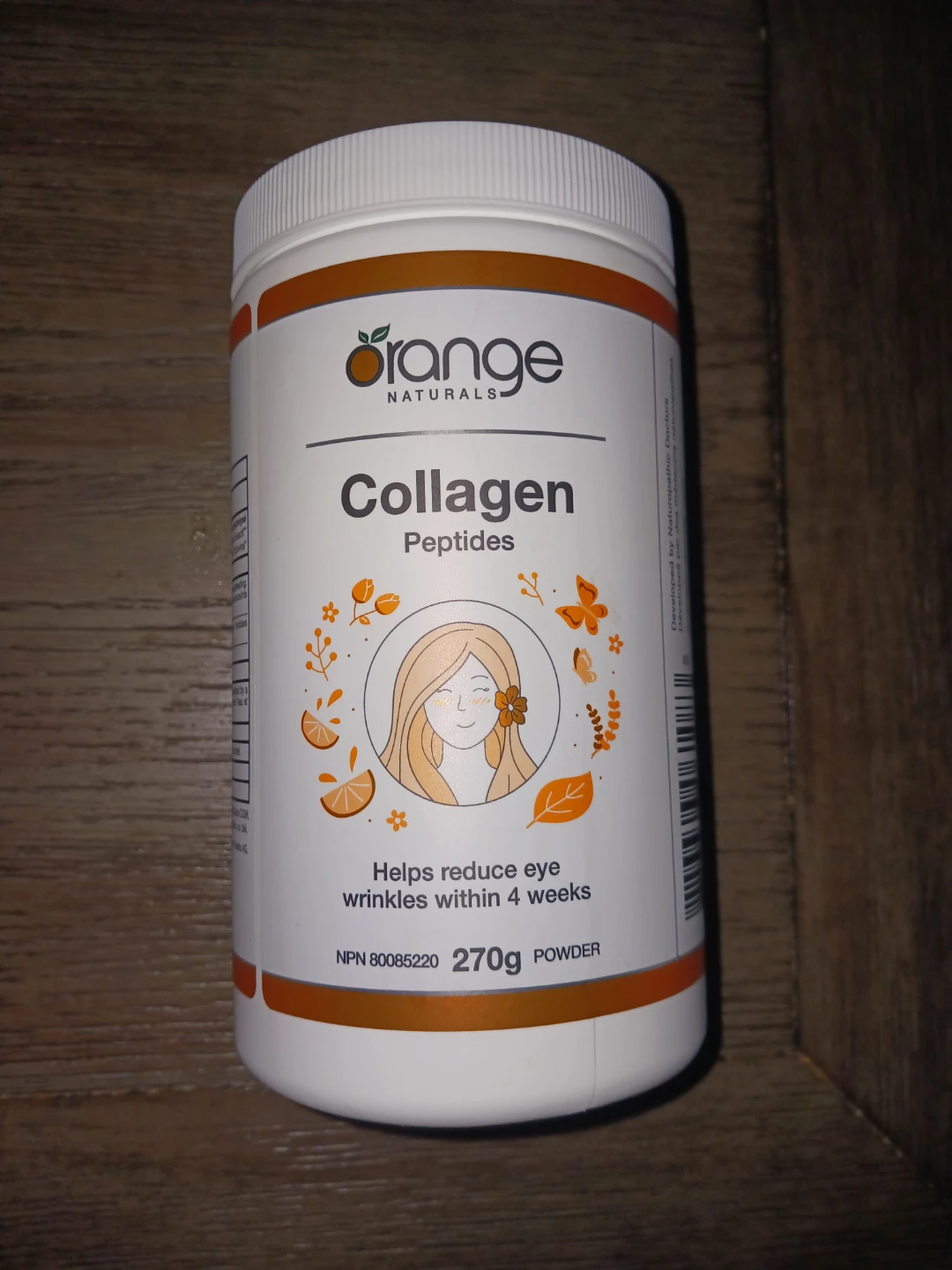Orange Naturals Collagen Peptides Powder 270g