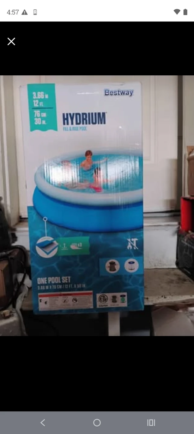 Bestway Hydrium Above Ground Pool Set - 3.66m x 76cm
