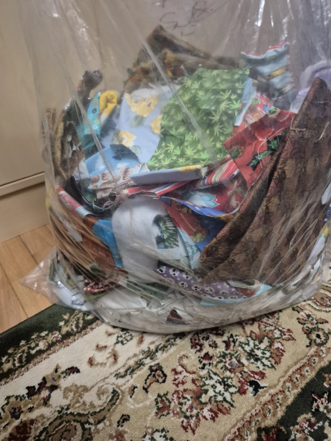Bag of Assorted Fabric Scraps - photo 2