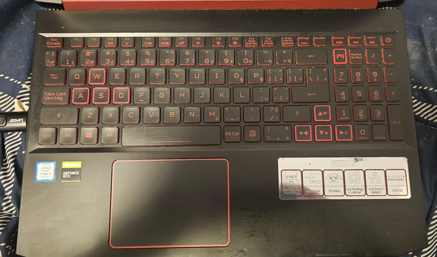 Gaming Laptop, Acer Nitro 5, i5-9300H, GTX 1650, 32GB RAM - photo 4