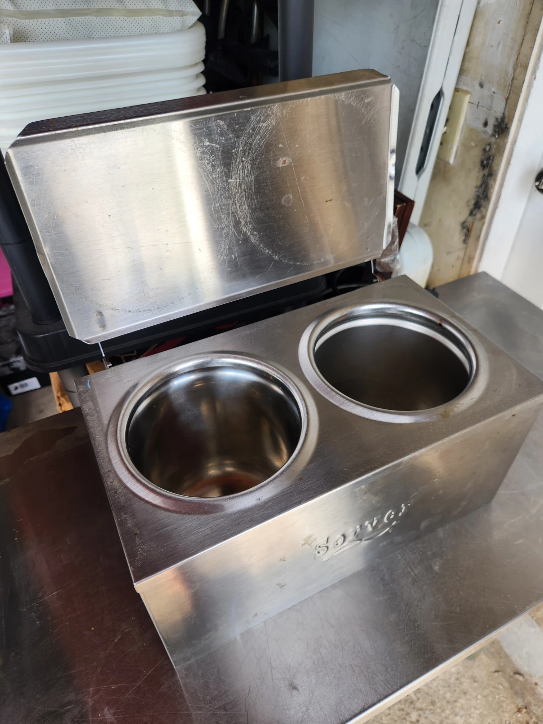 2-Compartment Stainless Steel Food Warmer - photo 5