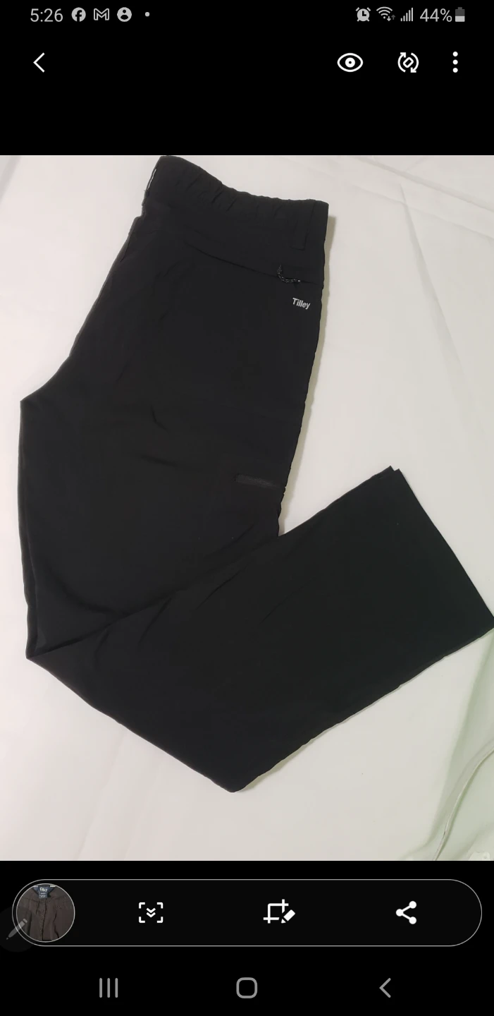Brand new Women's Tilley Black pants Size 36x32