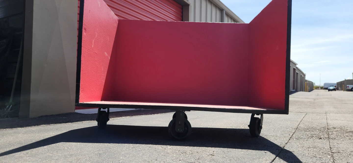 Red Rolling Cart - photo 2