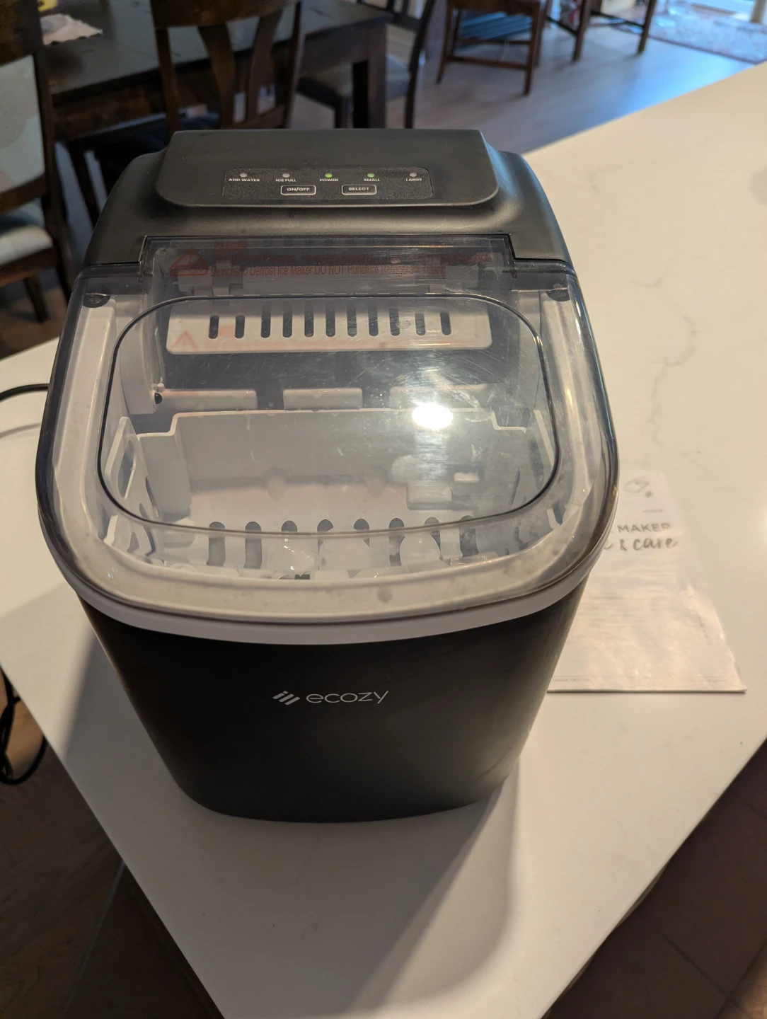 Ecozy IM-BS260C countertop Ice Maker