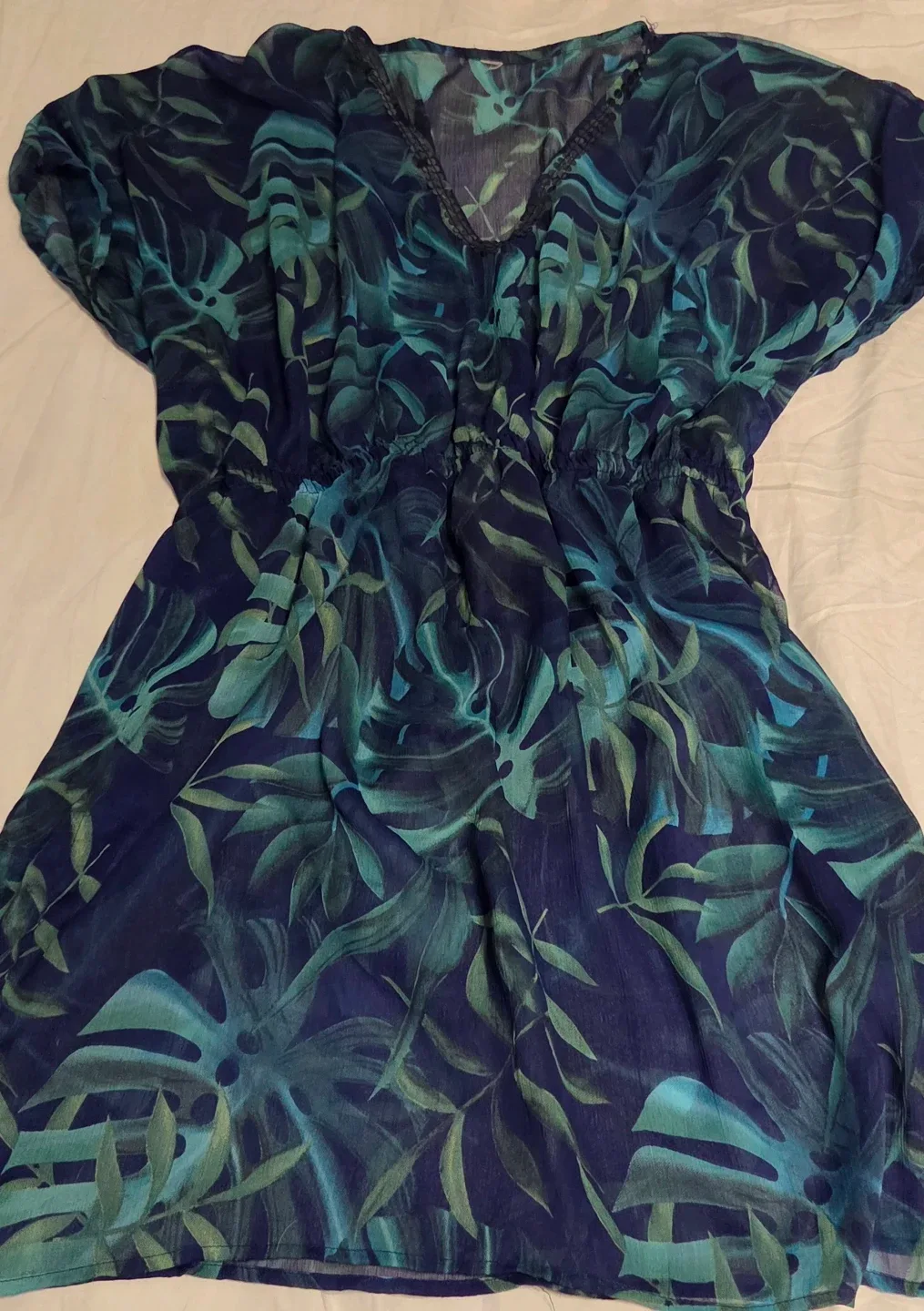 Tropical Print Cover-Up - photo 2