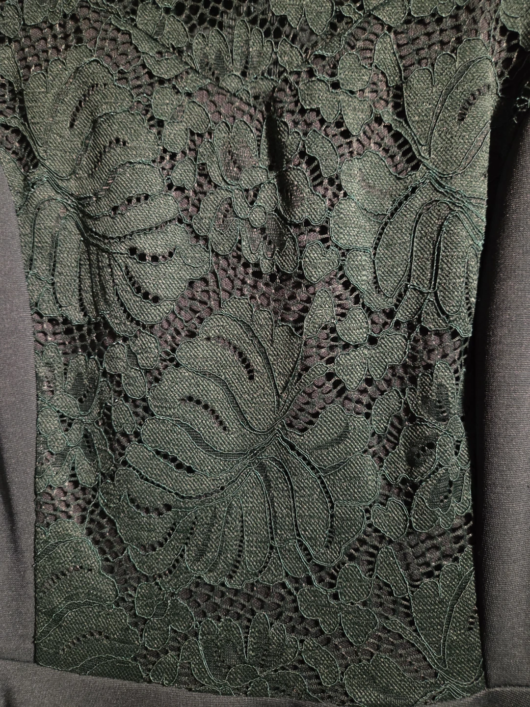 Noctflos Lace Detail Dress Green Size L - photo 4
