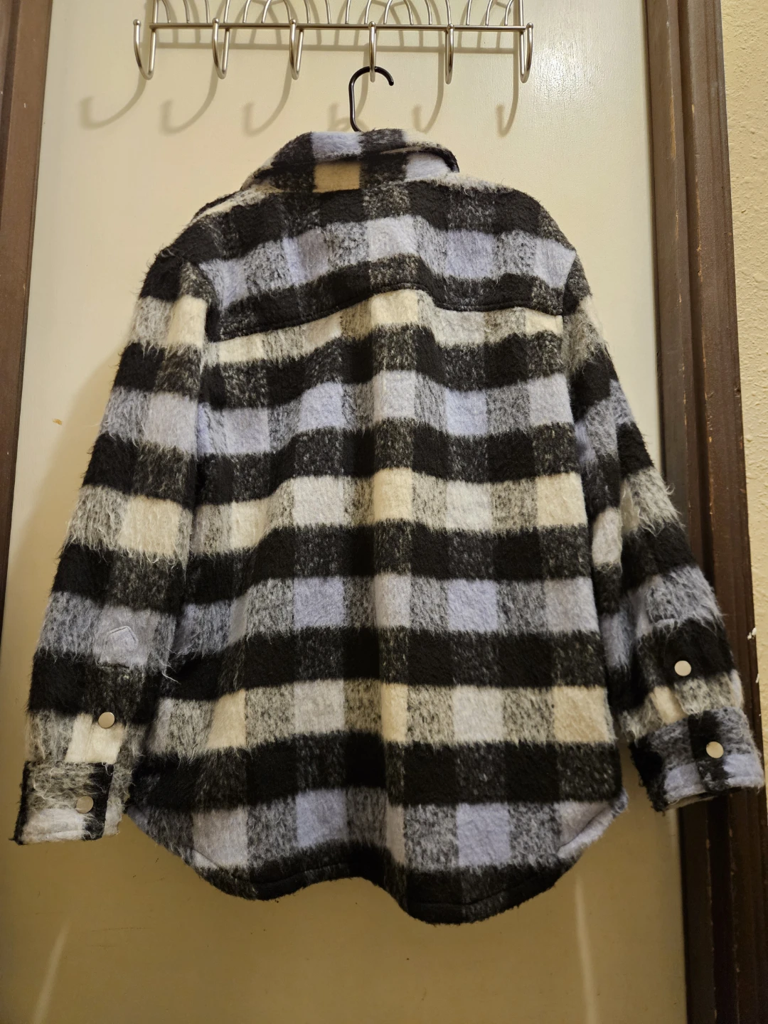 ZARA Plaid Flannel Shirt Jacket Men Size L - photo 3