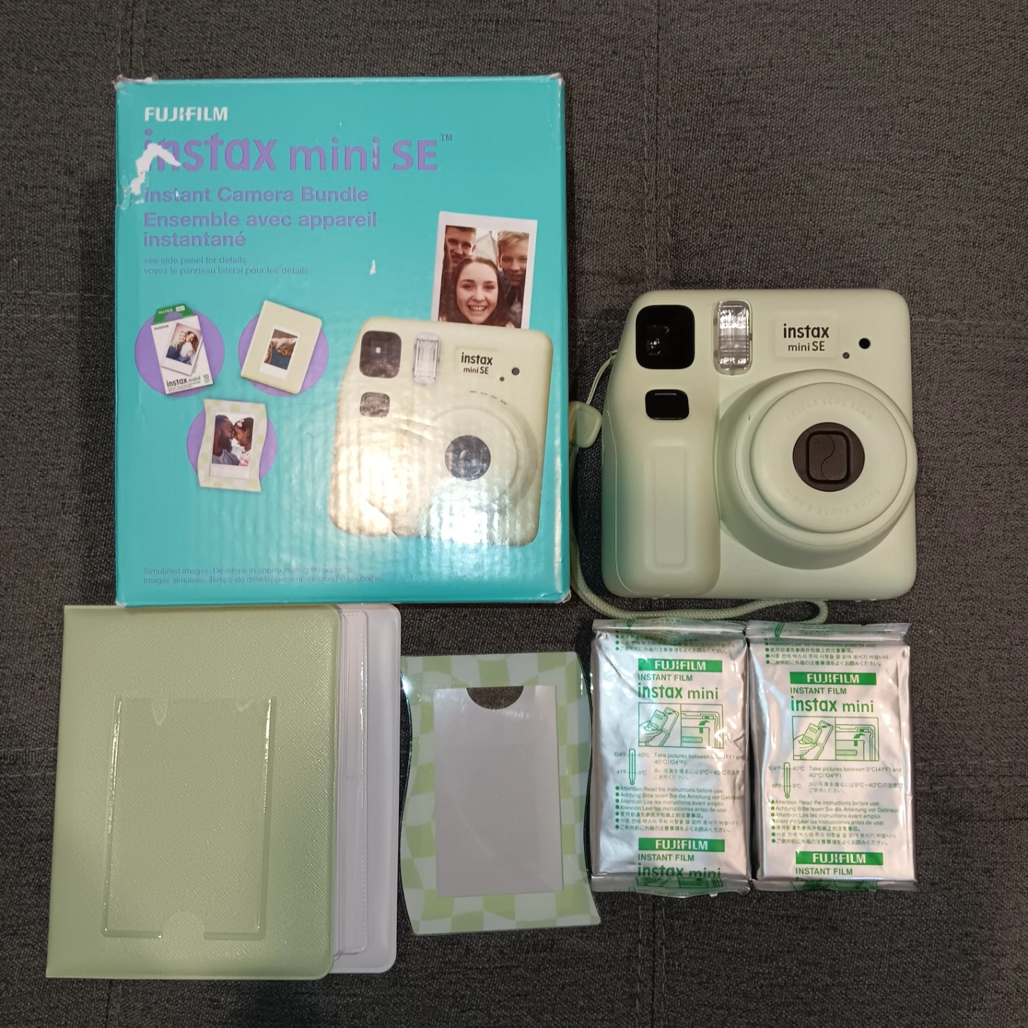 Fujifilm Instax Mini SE Instant Camera + 2 Film Packs