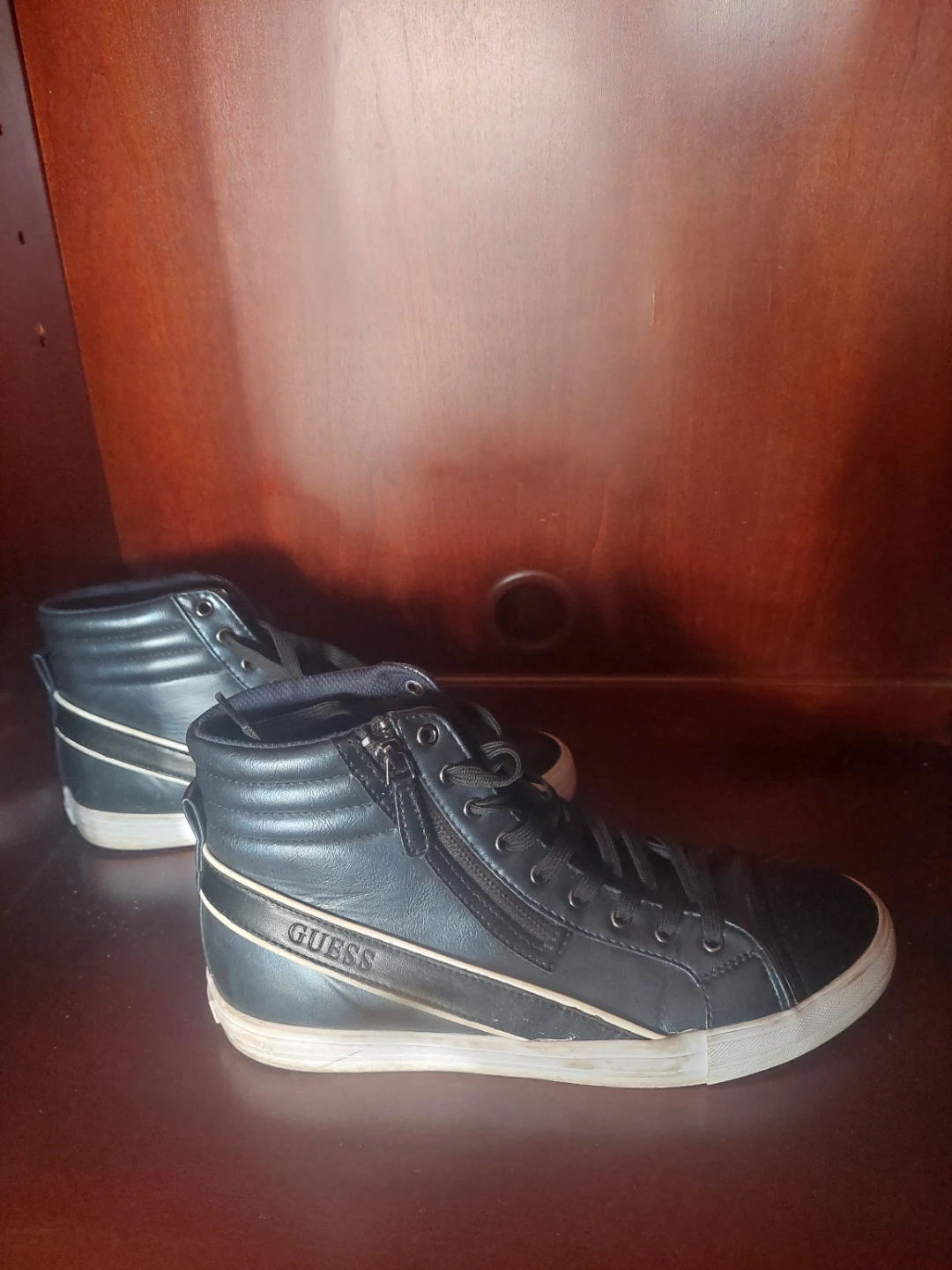 Guess Black High-Top Sneakers - photo 2