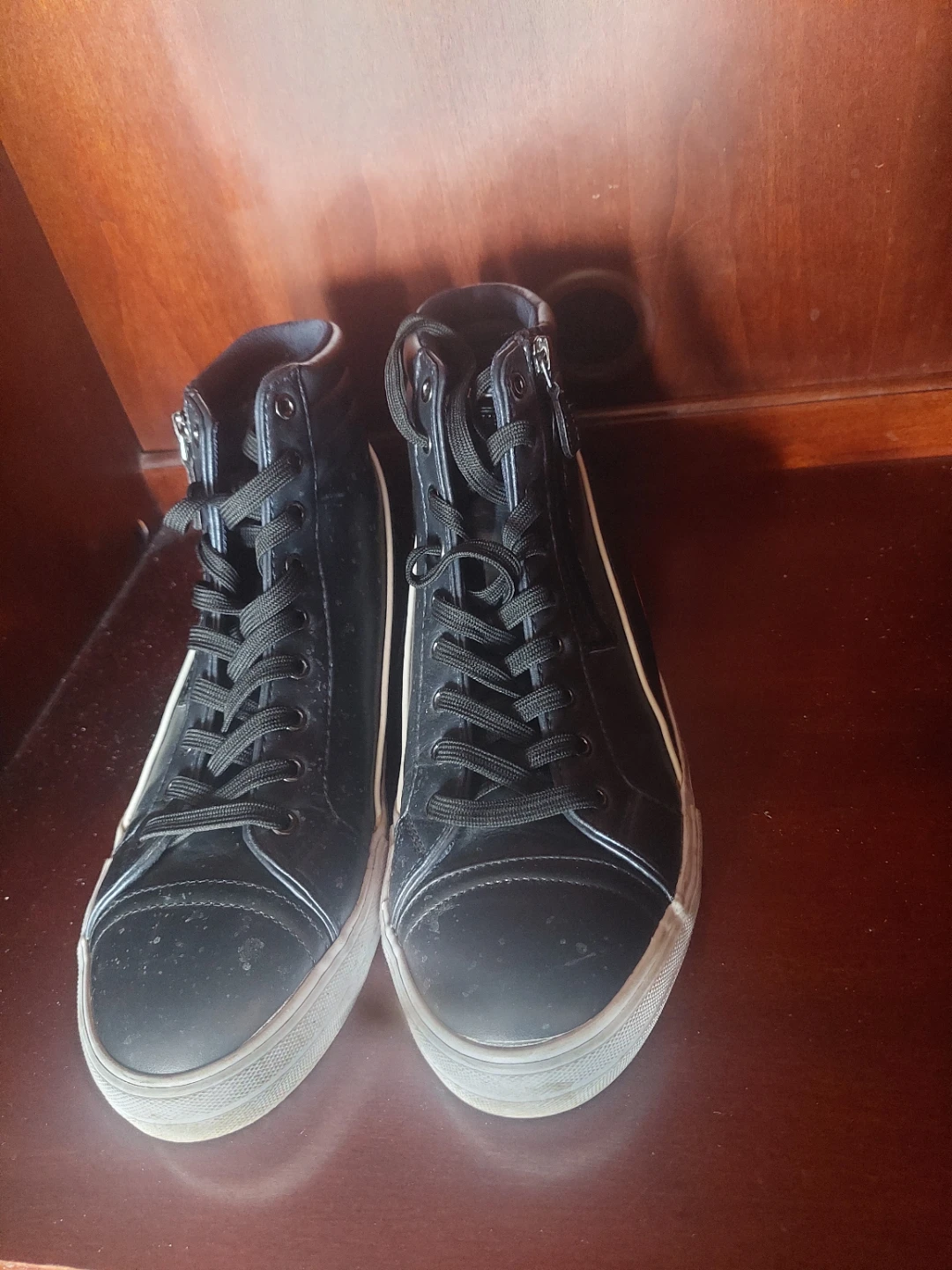 Guess Black High-Top Sneakers - photo 3