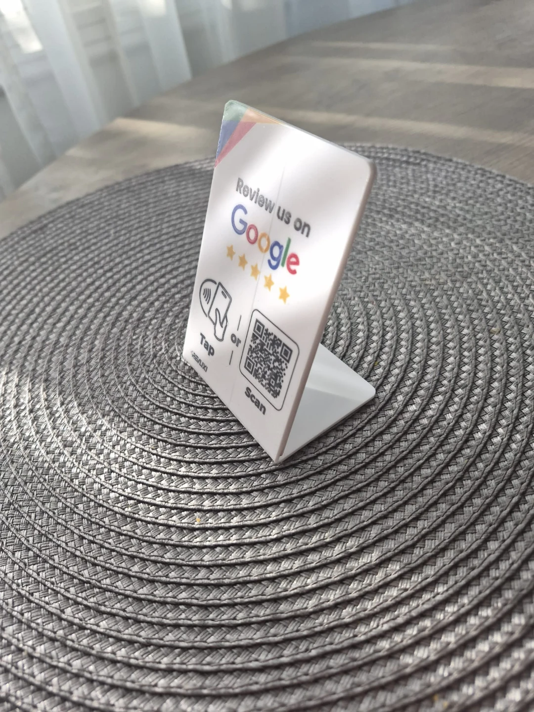 Google Review NFC Tap & QR Scan Stand - photo 3