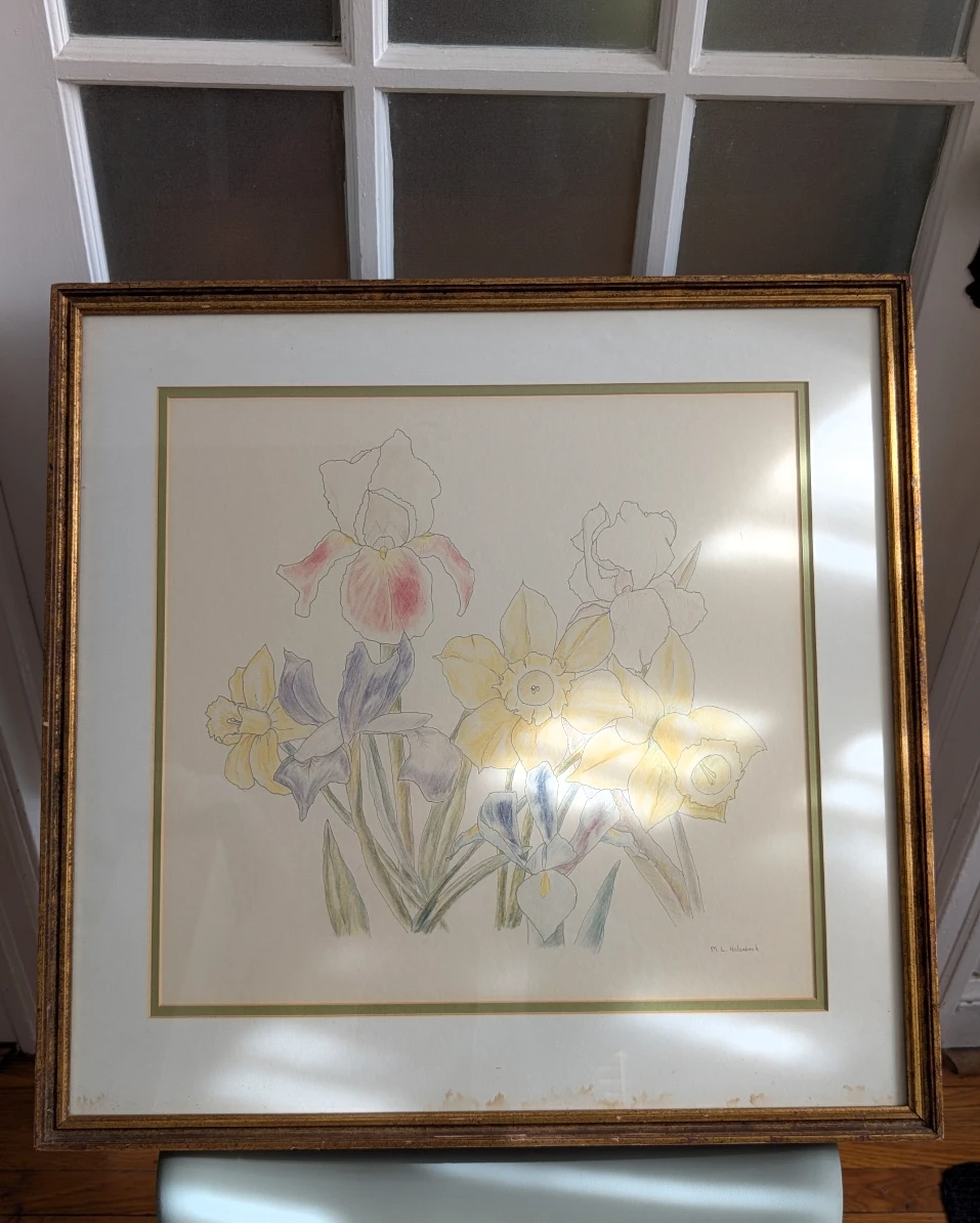 Vintage Original Signed Watercolour