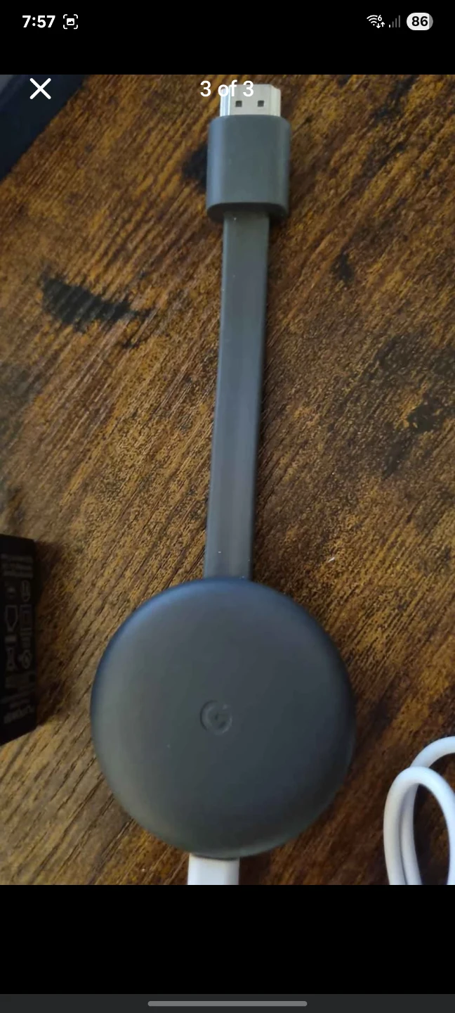 Google Chromecast 3rd Gen Streaming Device - photo 2