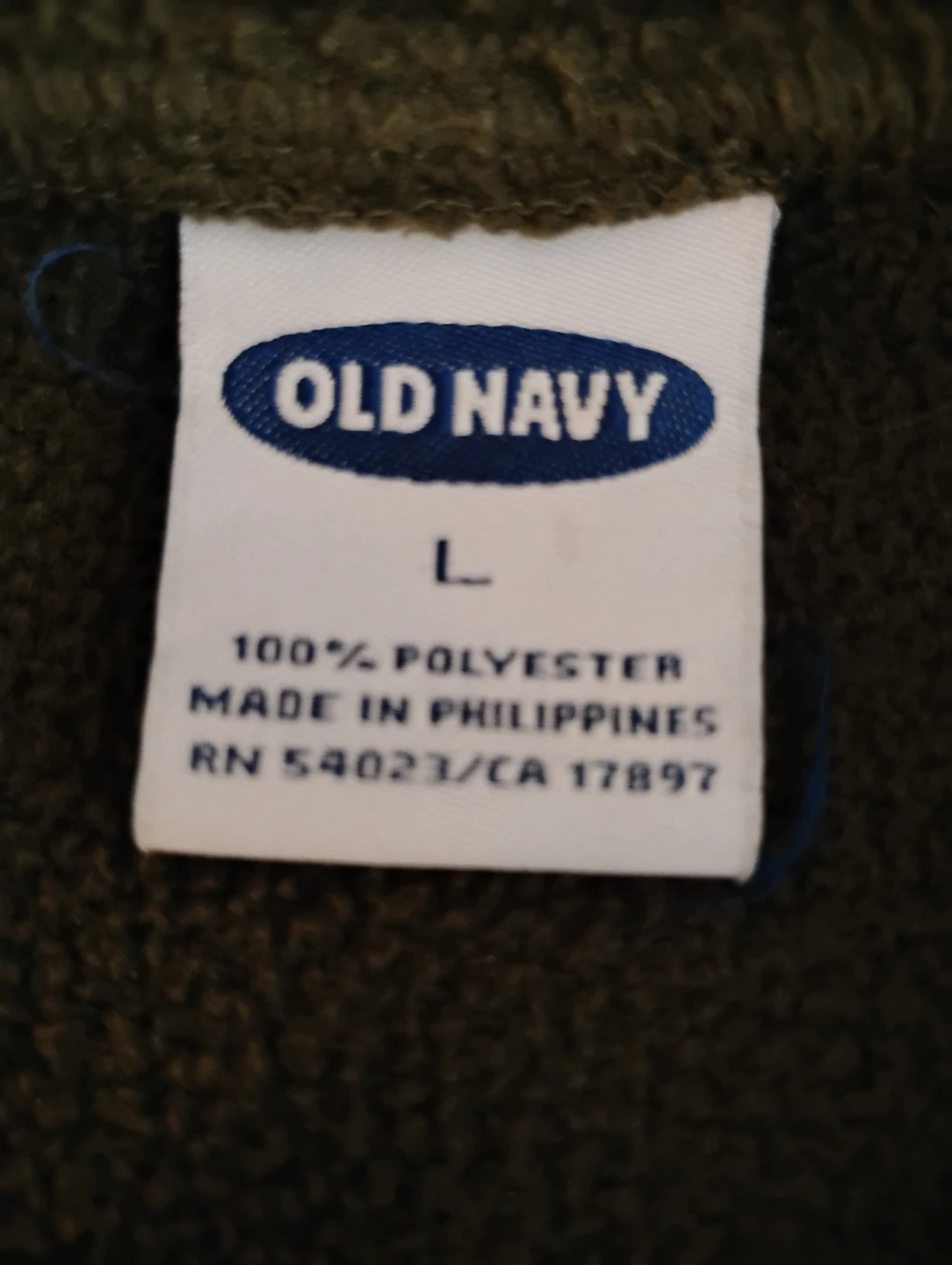Green Old Navy Fleece Jacket - Size L - photo 2