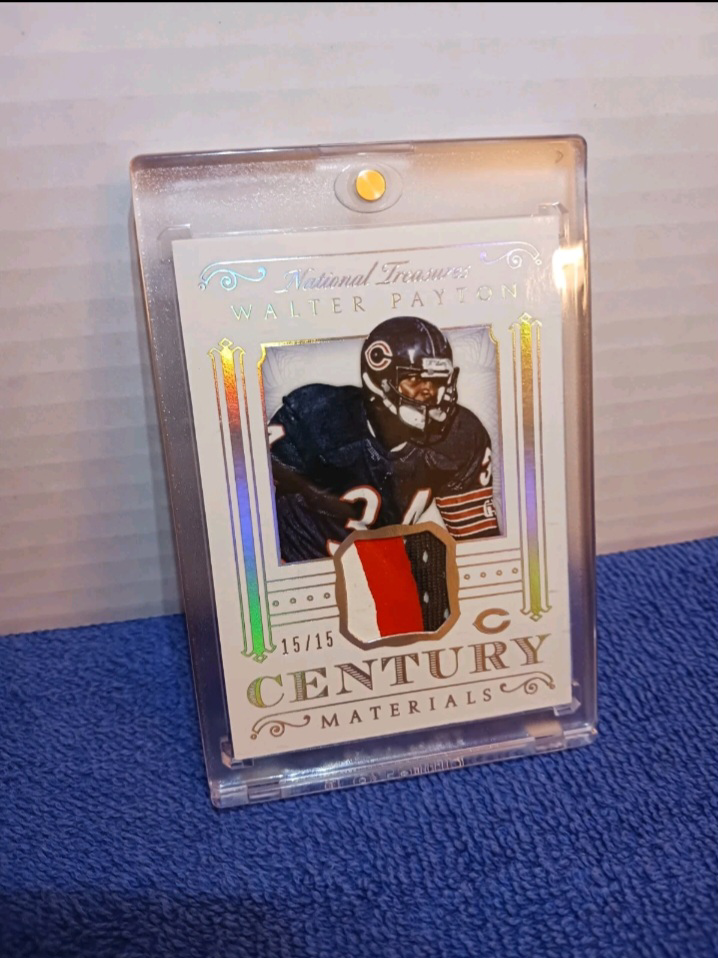 2015 Walter Payton National Treasures Century Materials 15/15 - photo 4