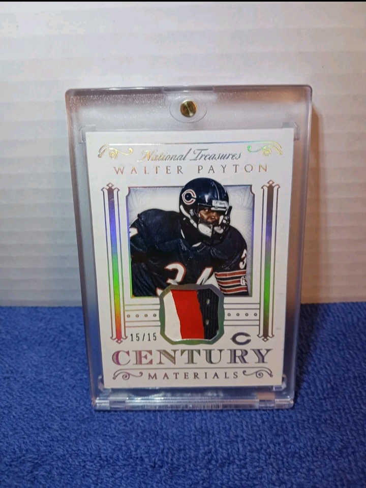 2015 Walter Payton National Treasures Century Materials 15/15