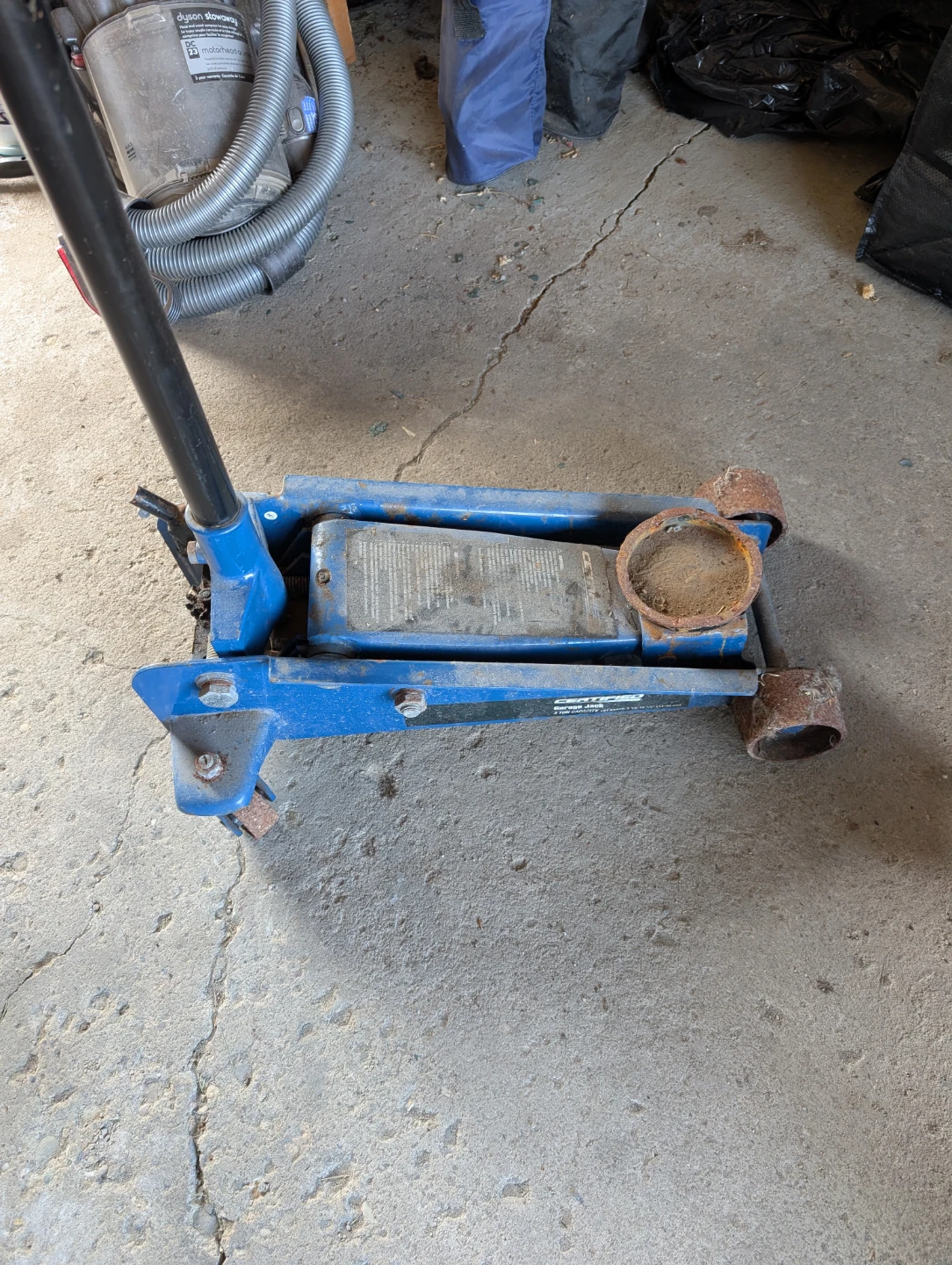 Blue Floor Jack