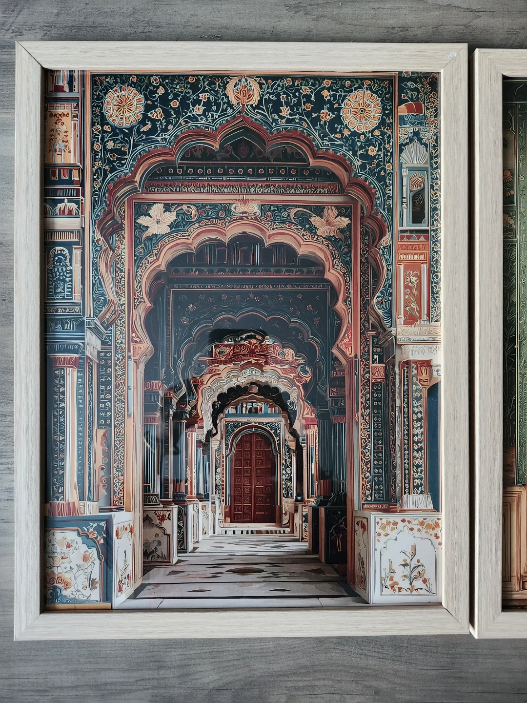 Set of 3 Framed Prints - Indian Doorway Architecture - photo 4