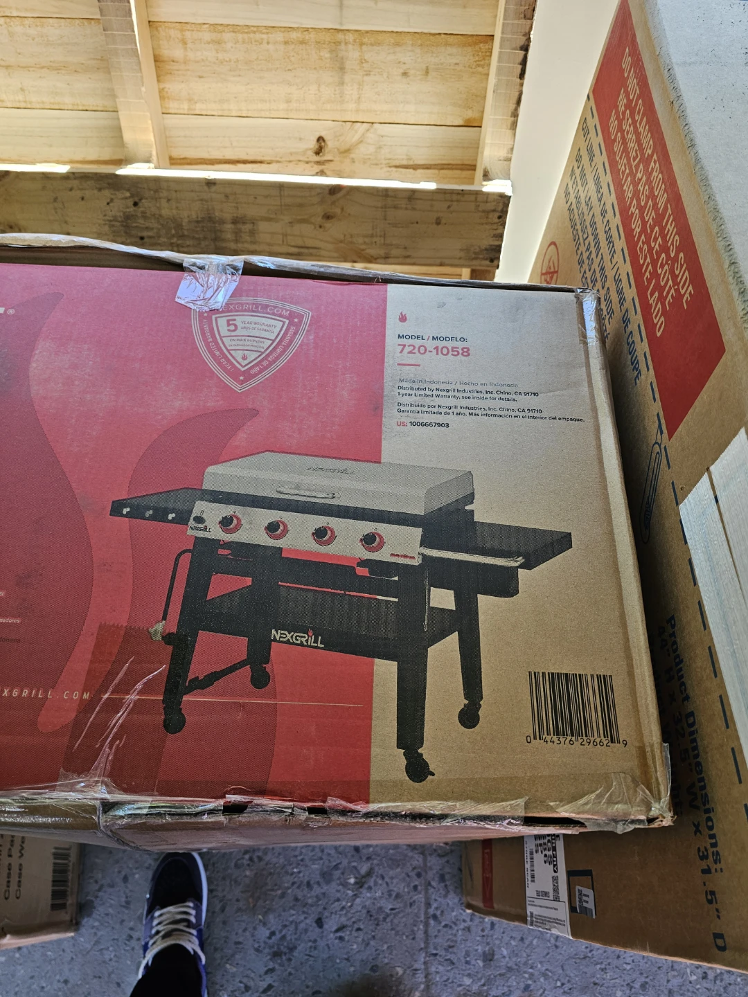 Nexgrill 4 burner propane gas flat top griddle - photo 2