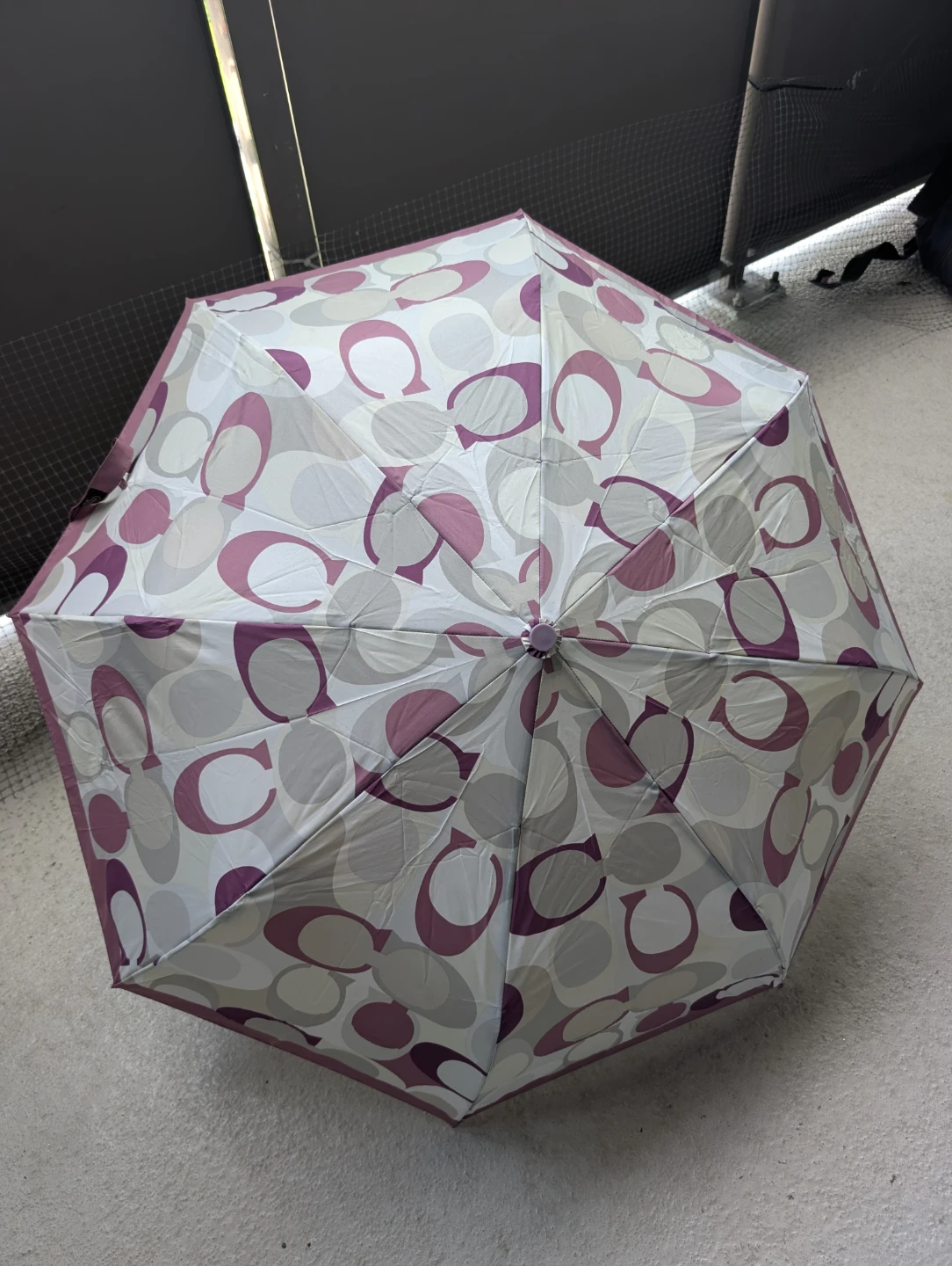 Coach Signature Compact Umbrella - photo 4