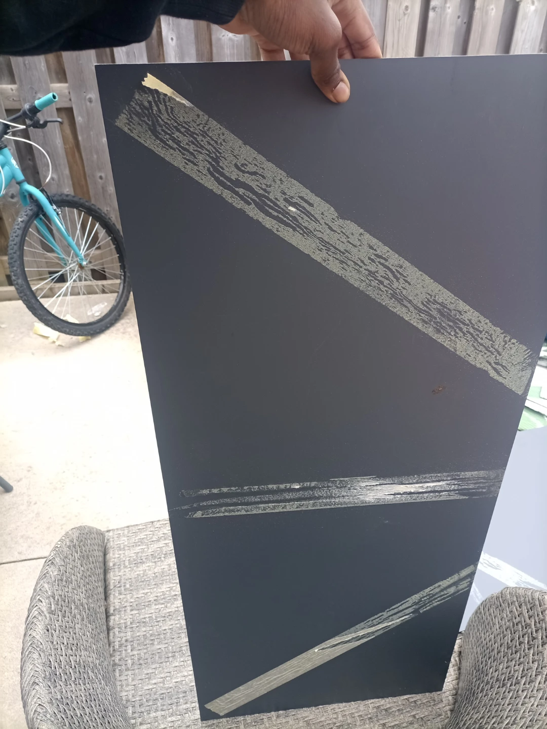 Large Dark Grey Mirror - photo 3