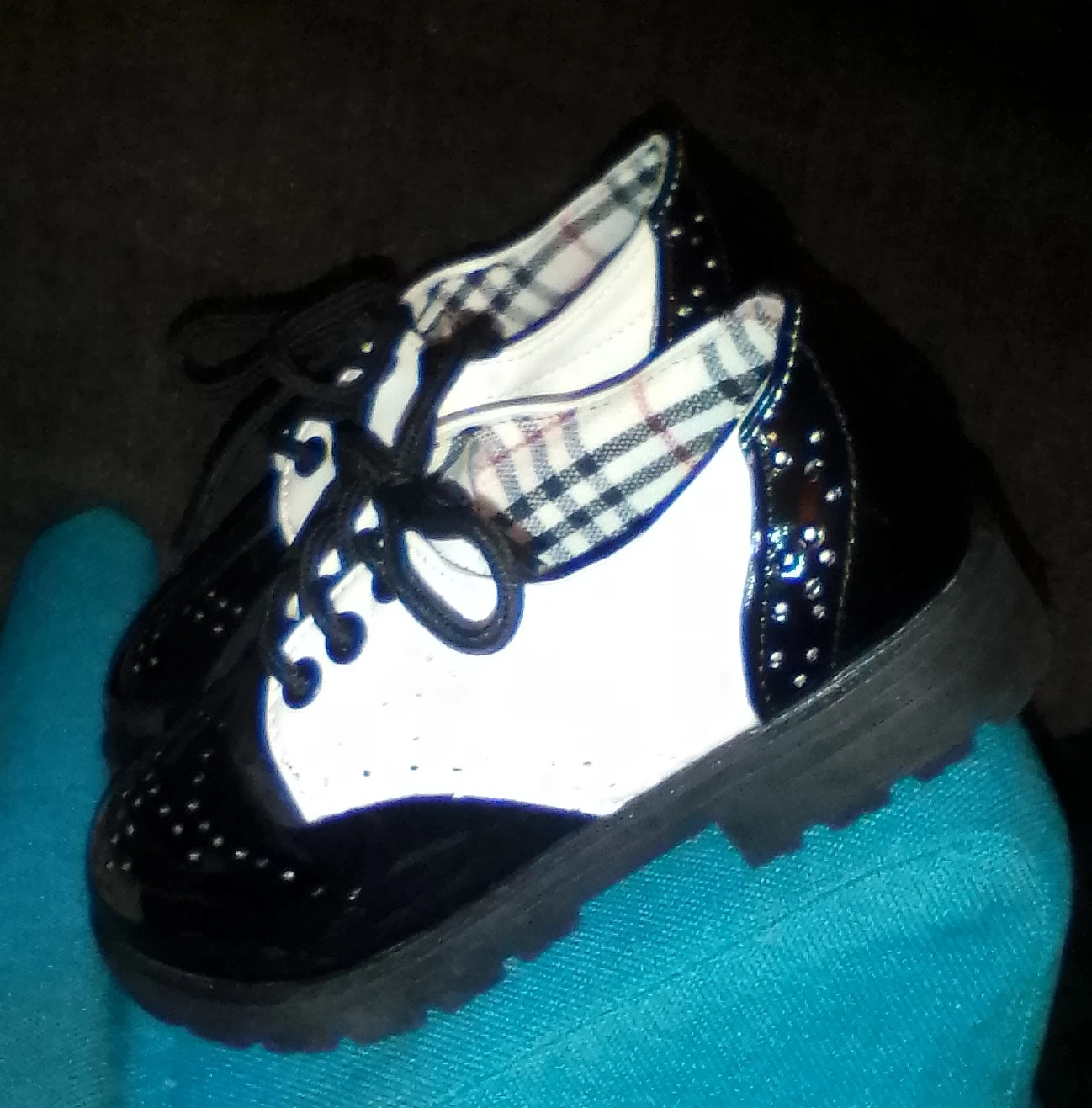 Black and White Saddle Shoes