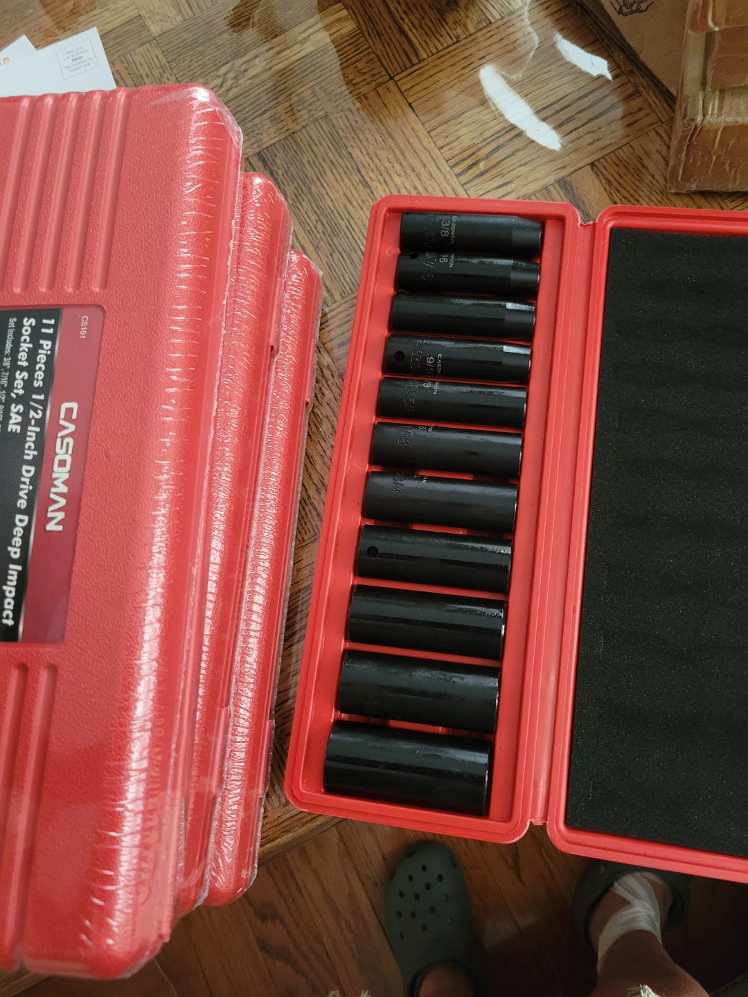 NEW 11 Pieces 1/2-Inch Drive Deep Impact Socket Set, SAE