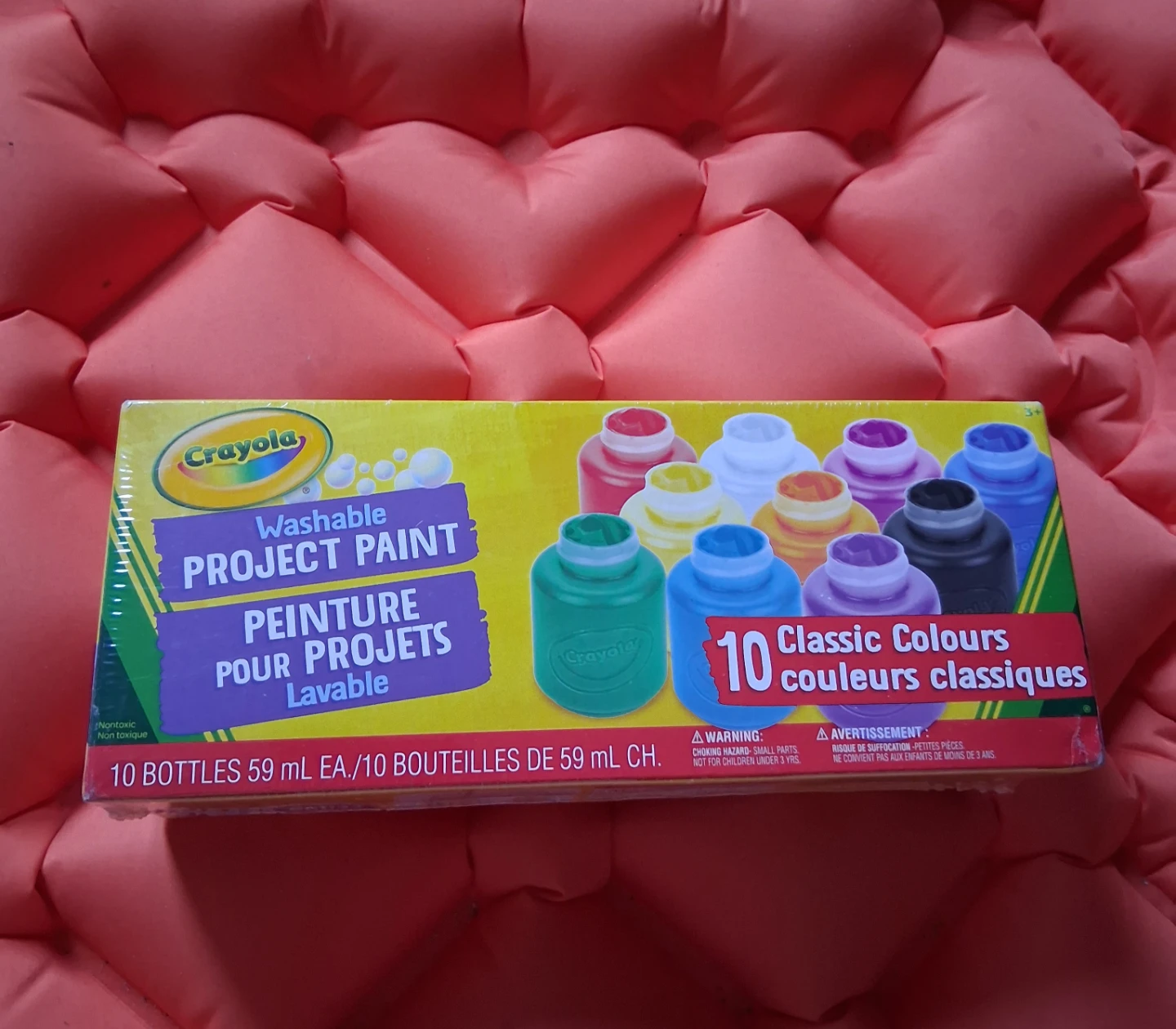 Crayola Washable Project Paint - 10 Classic Colours