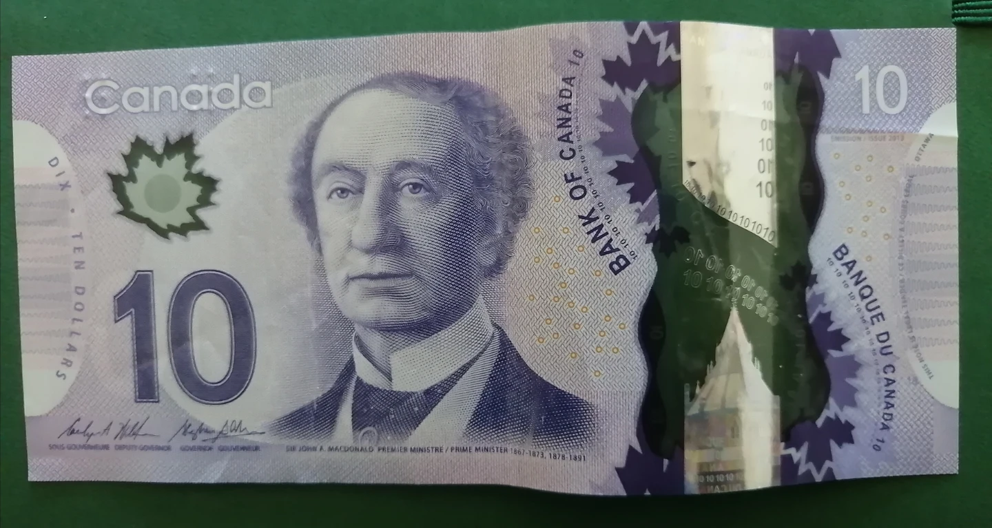 $10 Canadian Bank Note