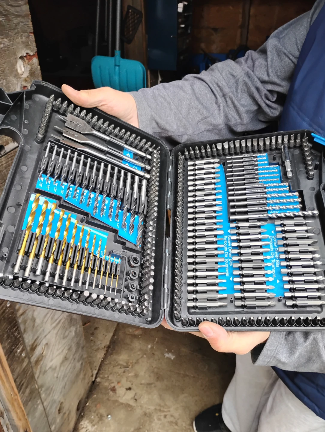 Large Drill Bit and Screwdriver Bit Set