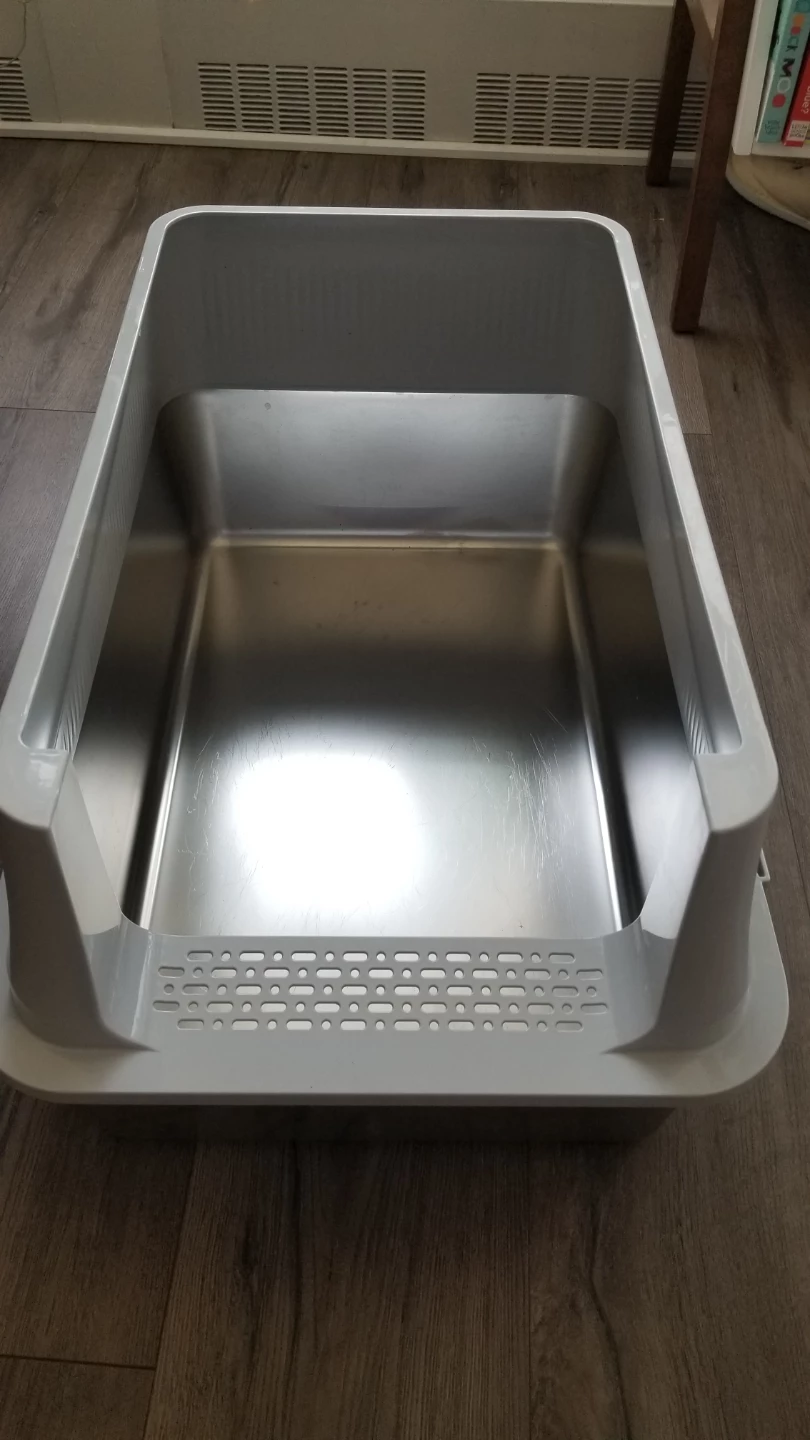 Cat Litter Box Delux Stainless Steel
