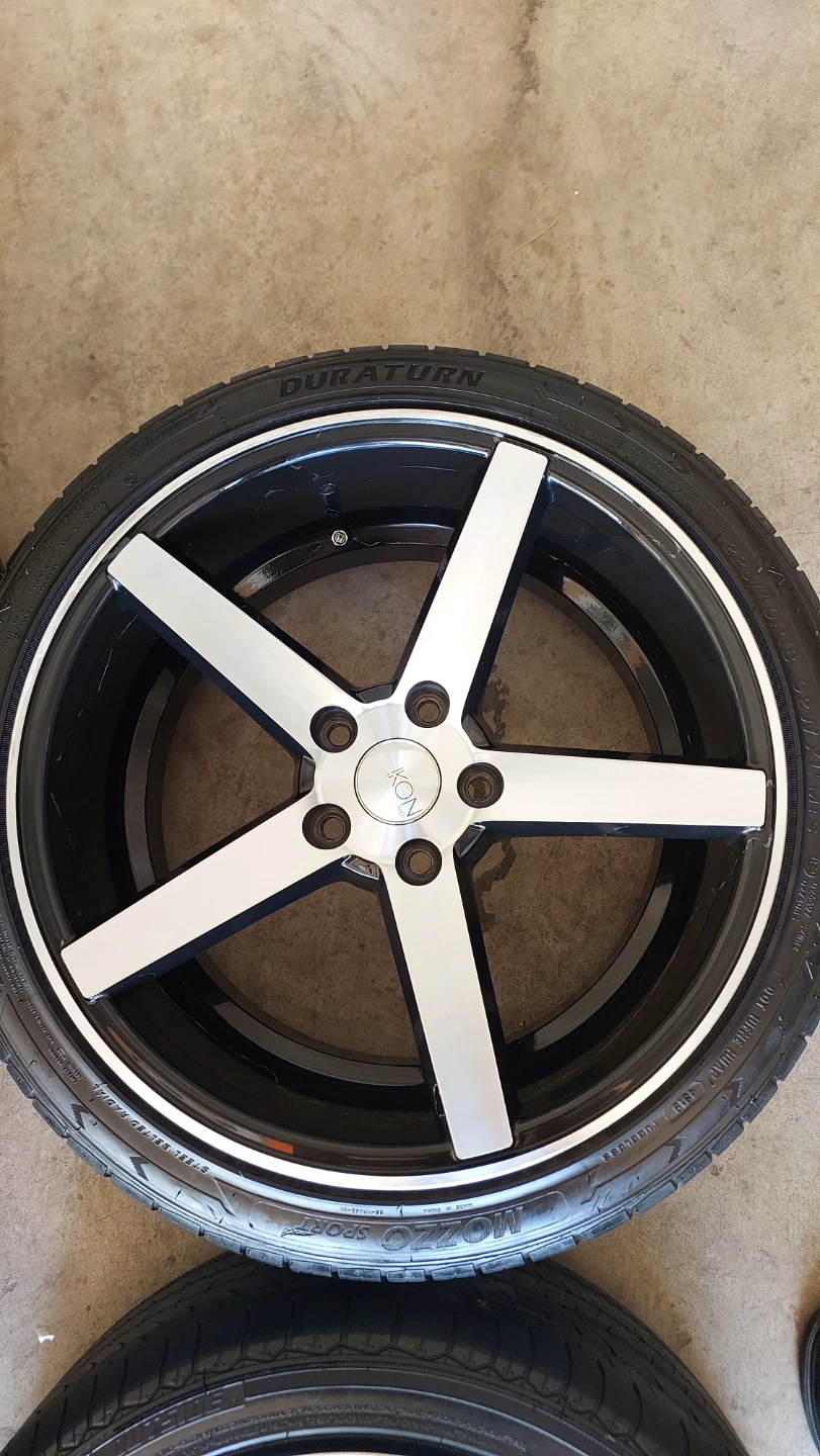 Set of 4 NOX Wheels with Duraturn Tires - photo 3
