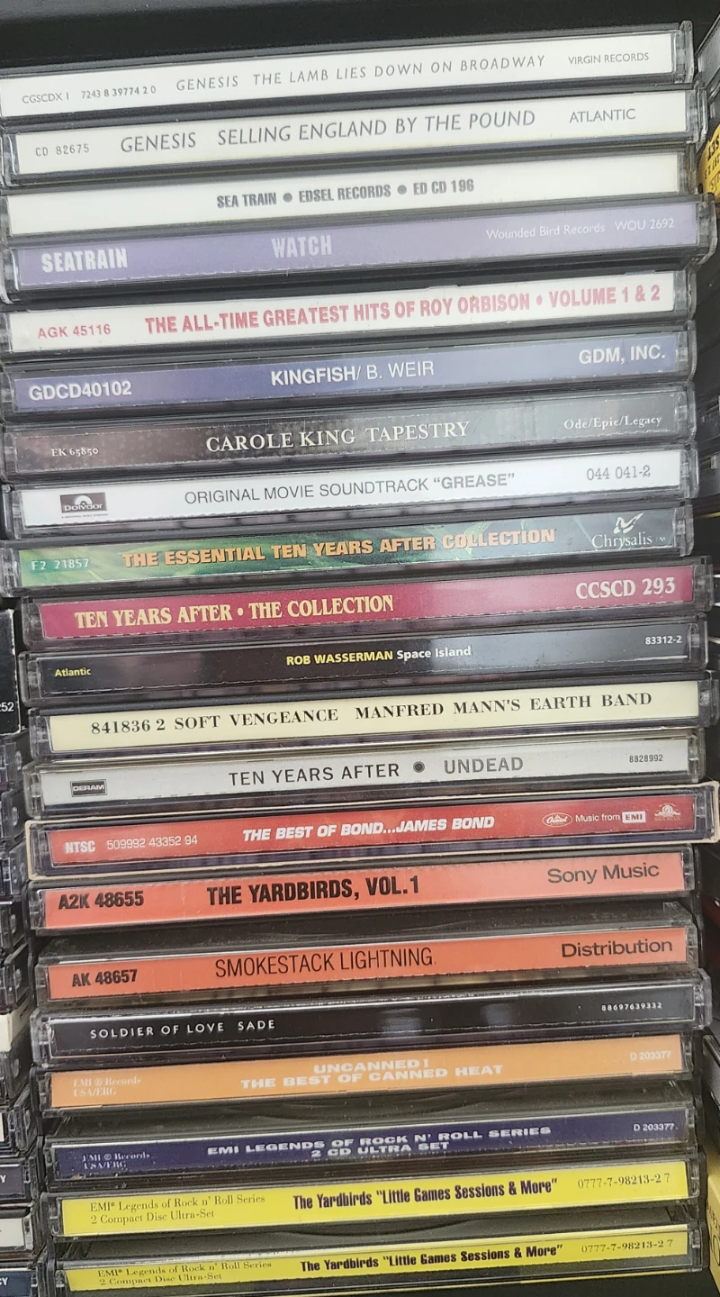 Classic rock, Folk CD Albums (60's,70's,80's)