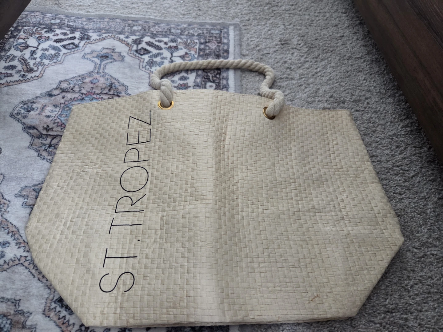 ST. TROPEZ Woven Tote Bag