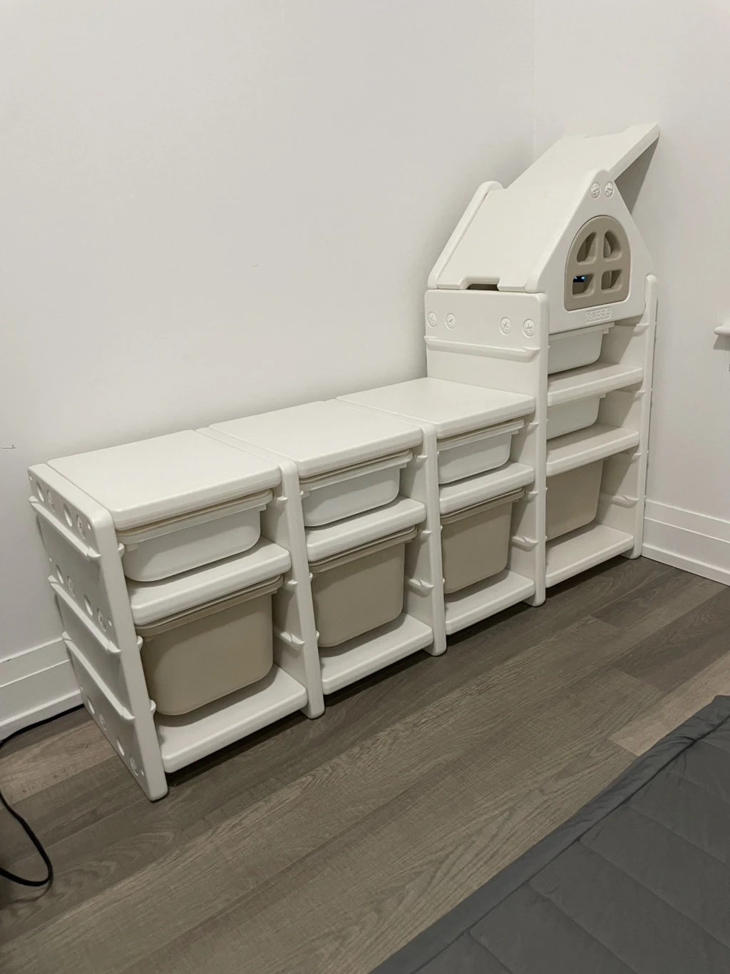 Baby Organizer Storage Shelf with Bins